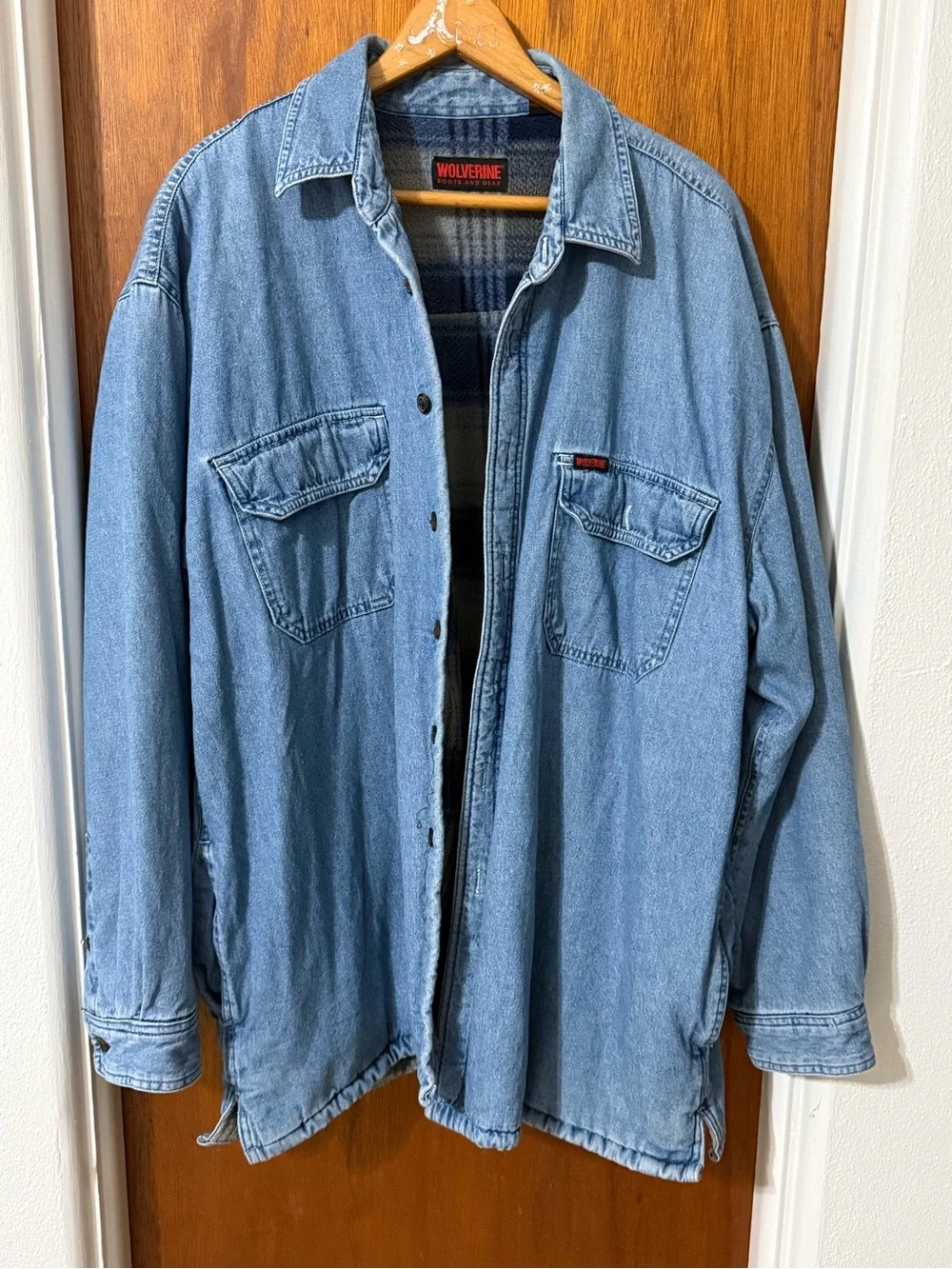 Wolverine Light Blue Denim Shirt Jacket